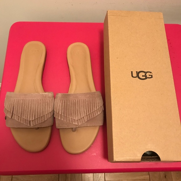 Ugg Binx Fringe Thong Sandals - Picture 3 of 6